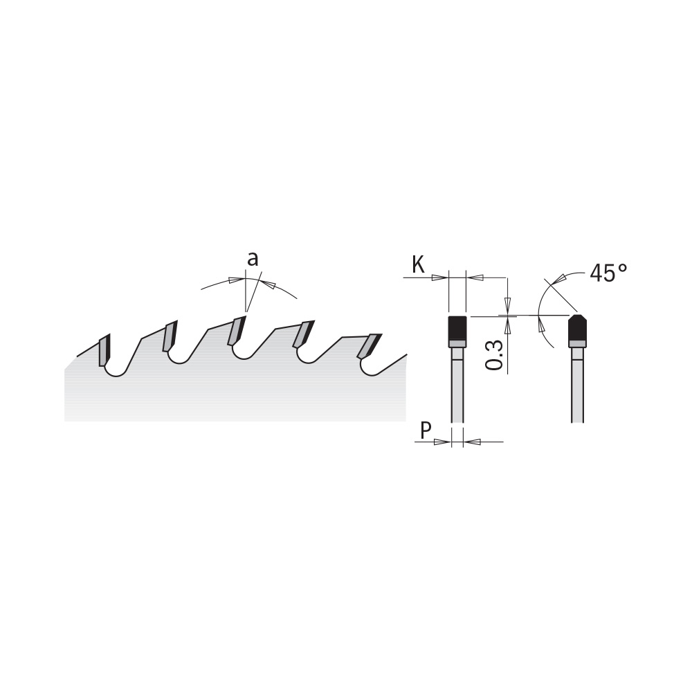 CMT Xtreme Kreissägeblatt mit polykristallinem Diamant für beschichtete Platten