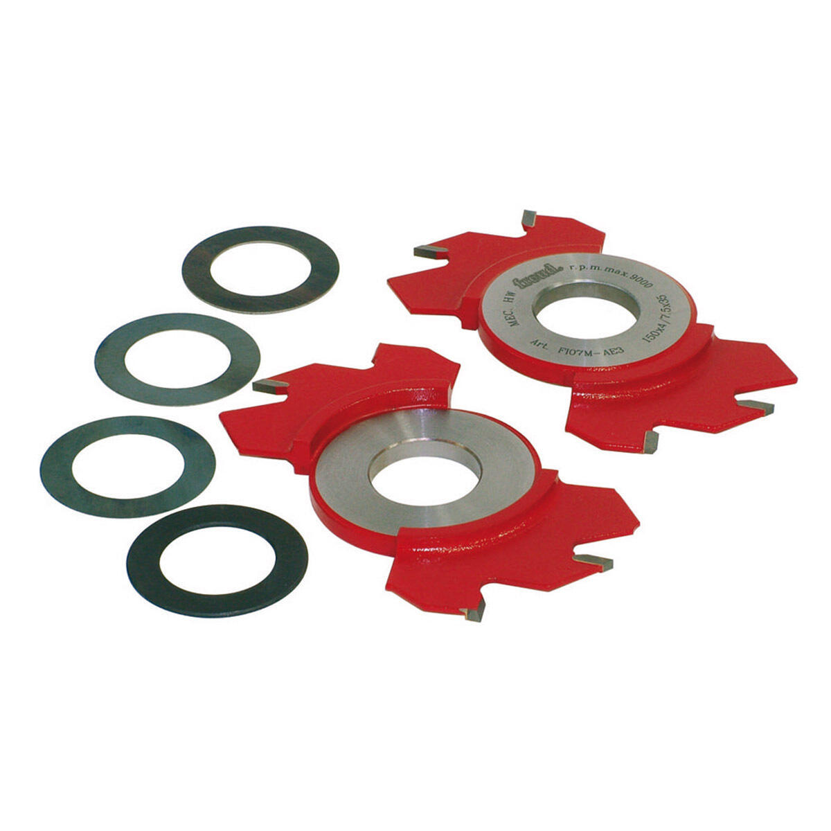 Freud F03FC07643 (FI07M  AL3) - Verstellbarer Nutfr&auml;ser mit Vorschneider D=150 d=35 B=7,5-14,5 mm L=27 mm