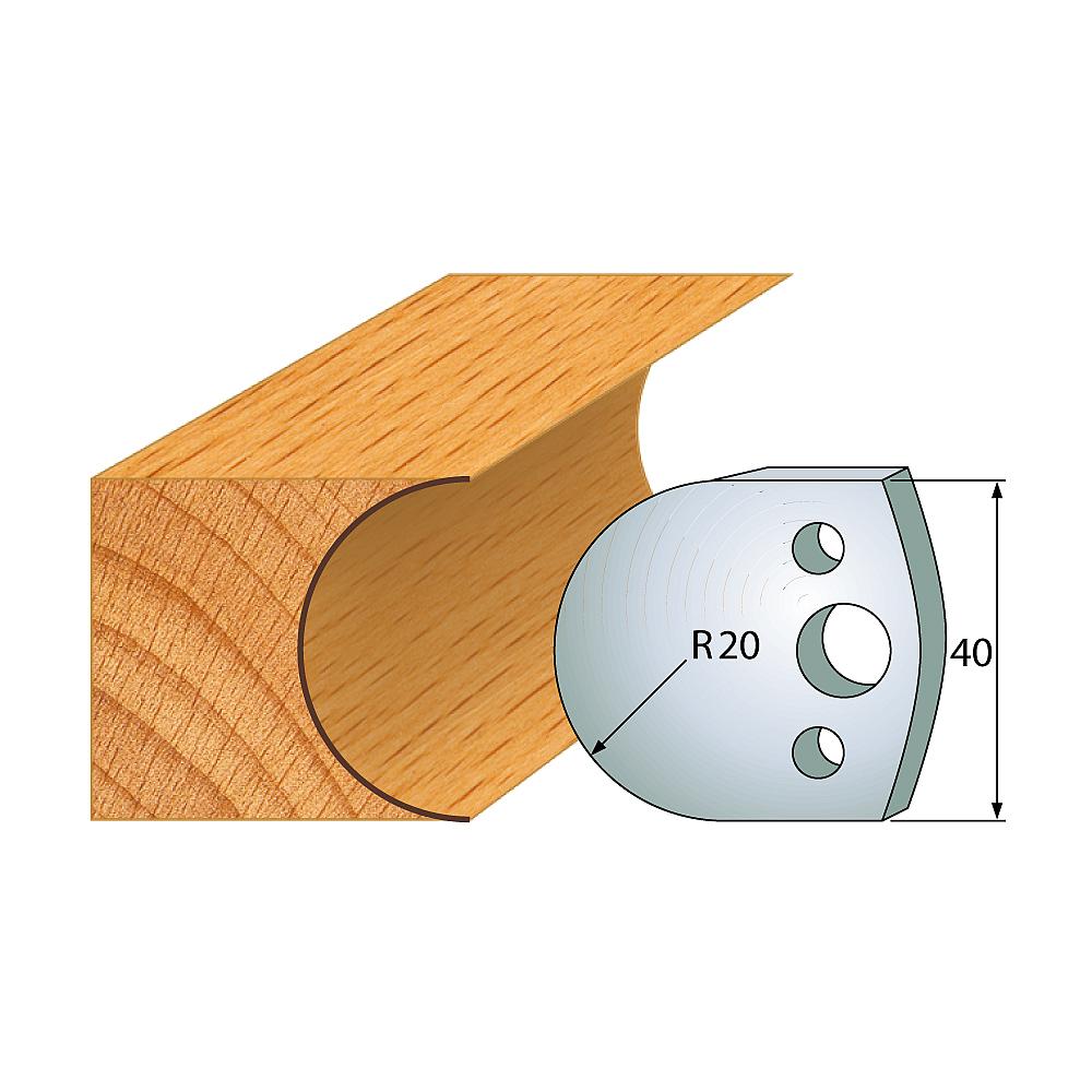 Profil 131 - Profilmesser-Paar 40×4 mm SP