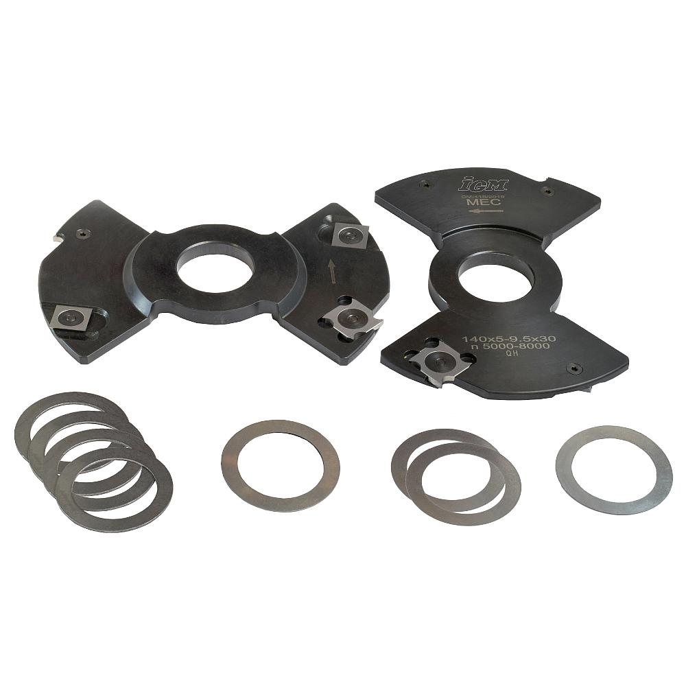 F602 Wendeplatten-Verstellnuter MEC - D140x5-9,5 d30 Z4+4 STAHL