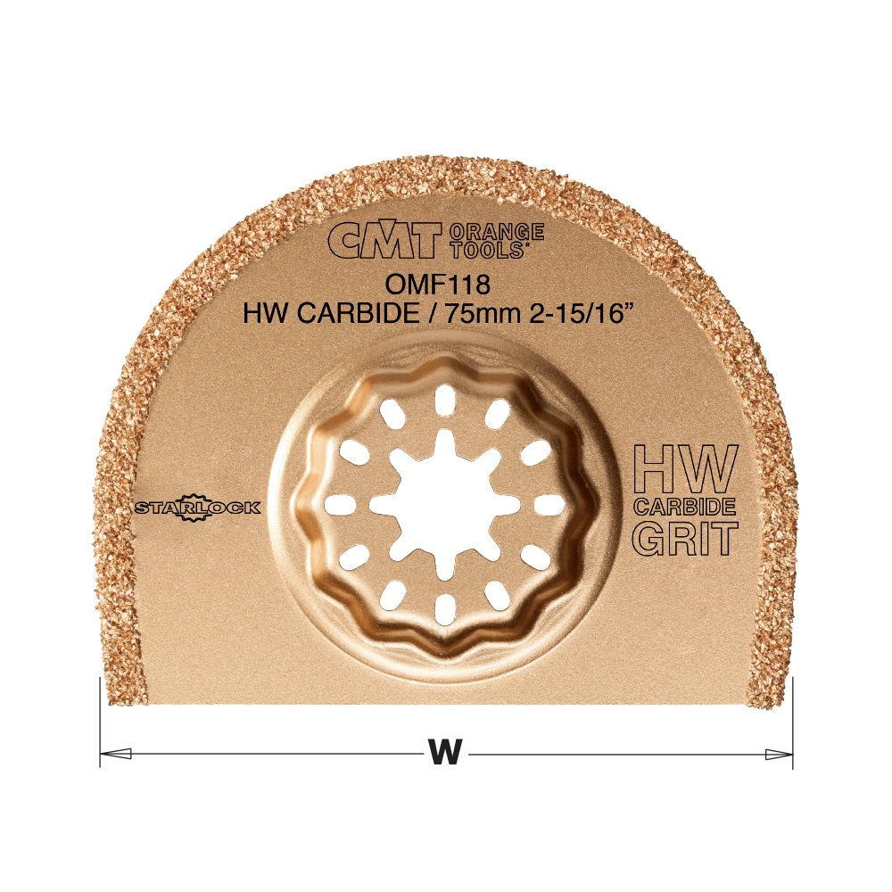 CMT Starlock Riff-Radialsägeblatt CARBIDE, aus Hartmetall - 75 mm
