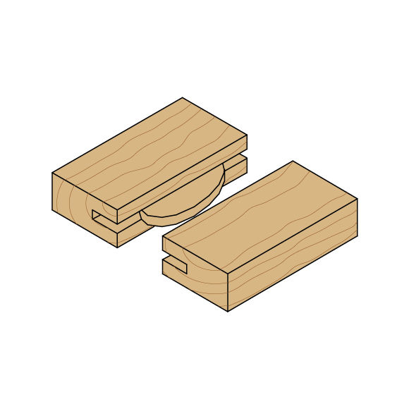 CMT Sägeblatt für Dübelfräse - Ø 100 x 3,96 d22 Z8 HW Flat