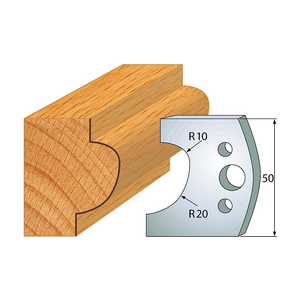 Profil 504 - Profilmesser-Paar 50×4 mm SP