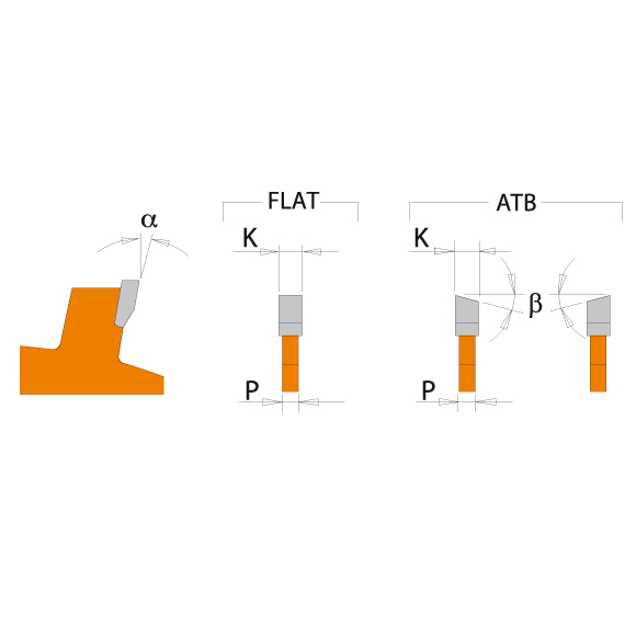 CMT Sägeblatt für Flachdübelfräse - Ø 100 x 3,96 d22 Z8 HW