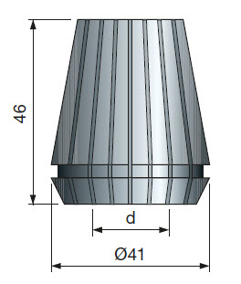 Freud MP16M--069-0000 - Präzisions-Spannzange, ER40