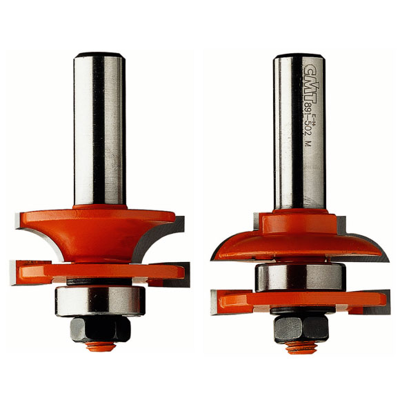 CMT C991 Fräsersets für Profile und Konterprofile - D44,4 t18-22 Profile A S=12 HW