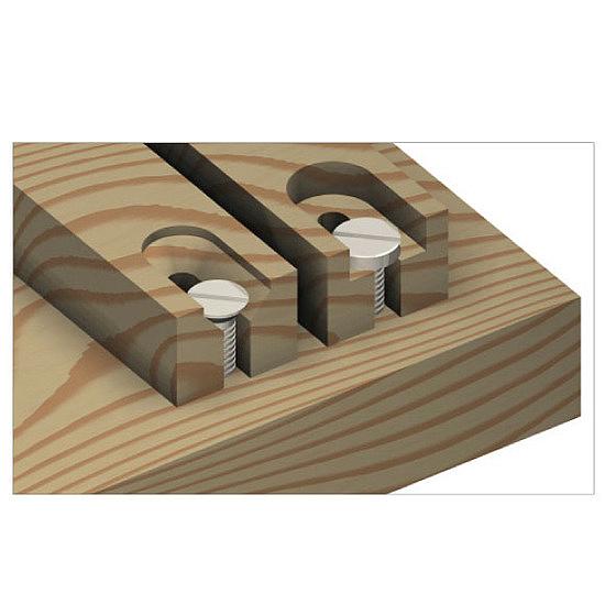 CMT C913 Schraubenschlitzfräser für Flachsenkköpfe - D12,7x24,2 d4,36x13,9 S=8mm HW
