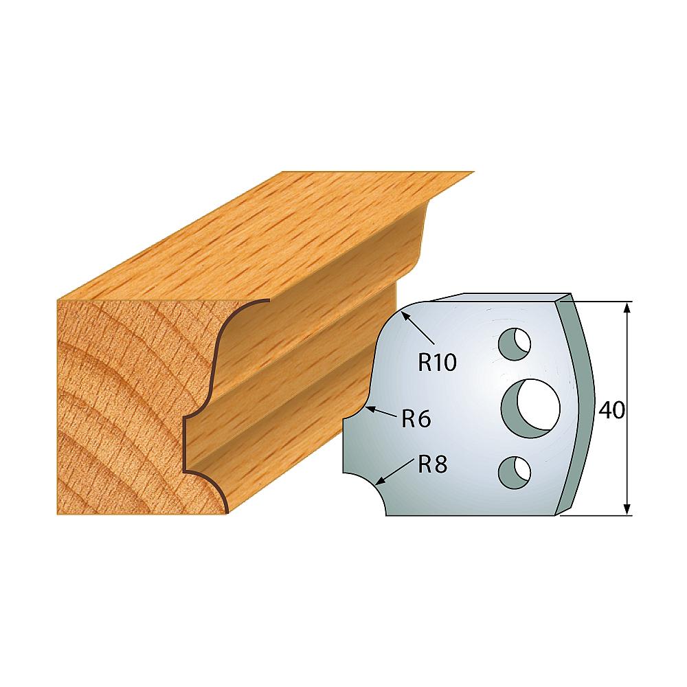 Profil 064 - Profilmesser-Paar 40×4 mm SP