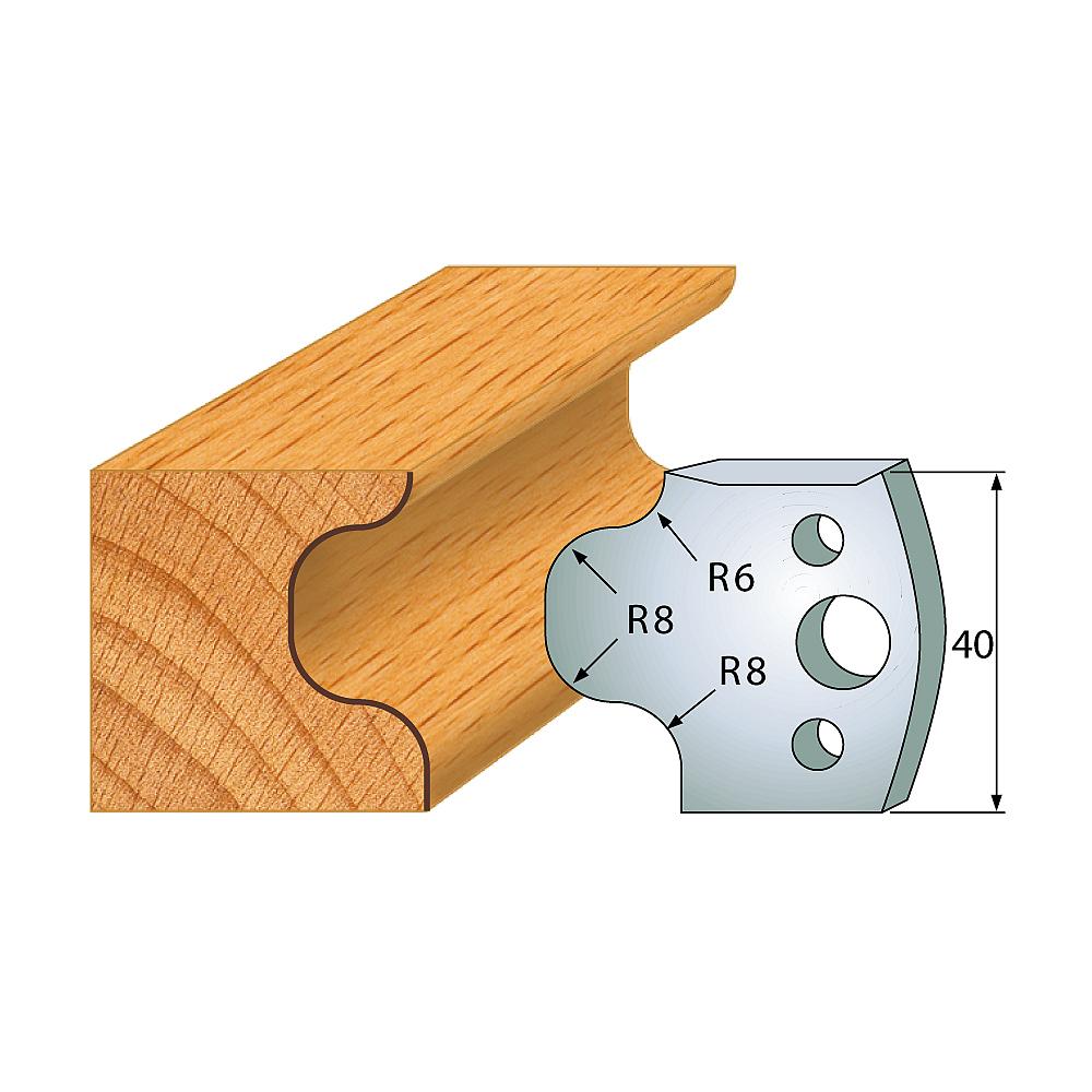 Profil 056 - Profilmesser-Paar 40×4 mm SP