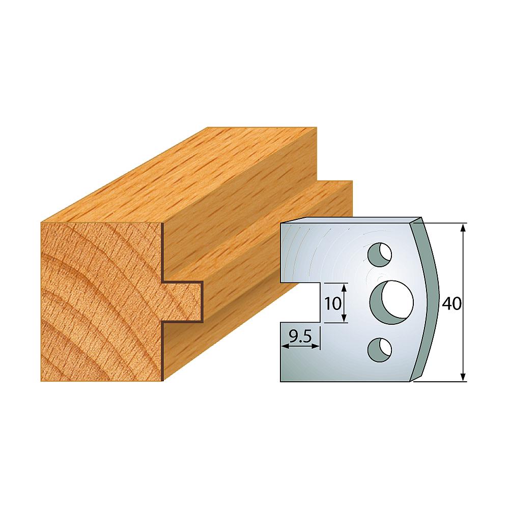 Profil 092 - Profilmesser-Paar 40×4 mm SP