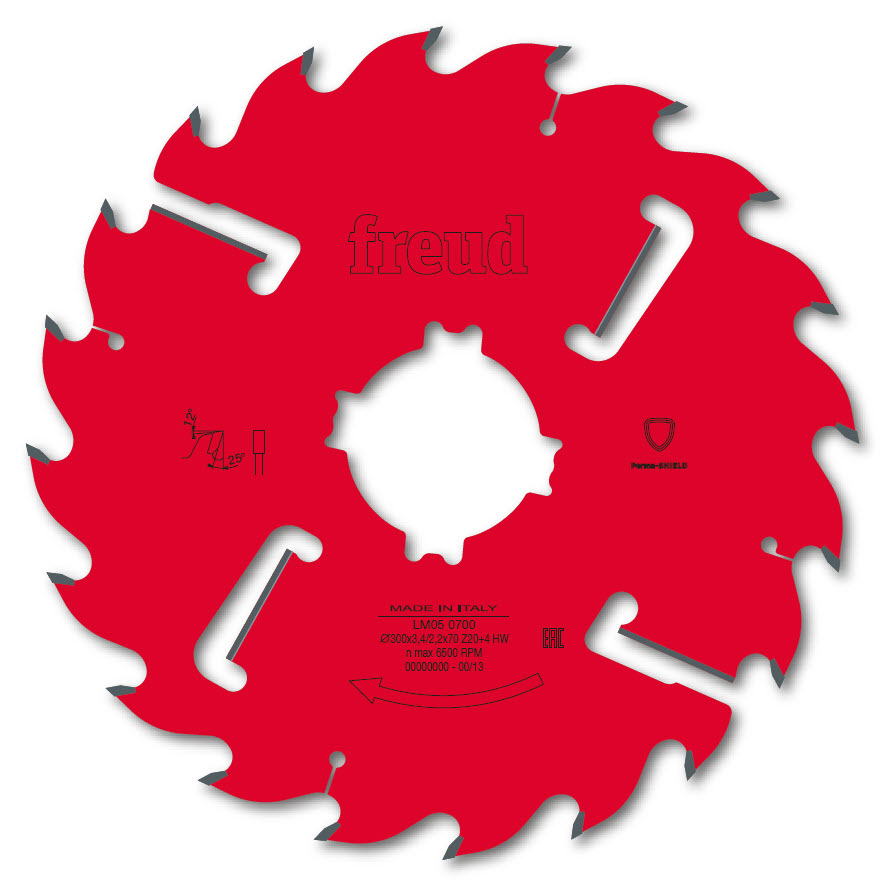 Freud LM05 Mehrblattsägeblatt mit Räumern