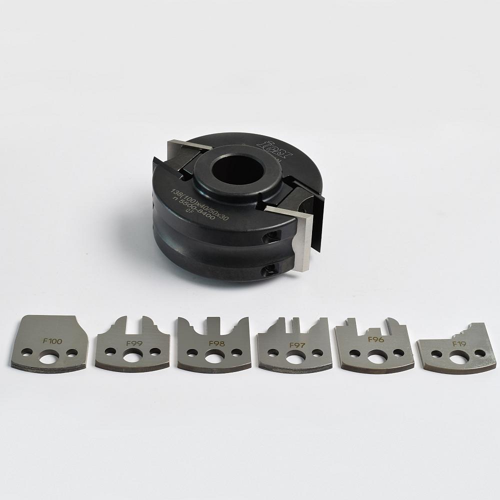 Universal-Set für Möbeltüre 7-teilig MAN - D100x40-50 d30 STAHL