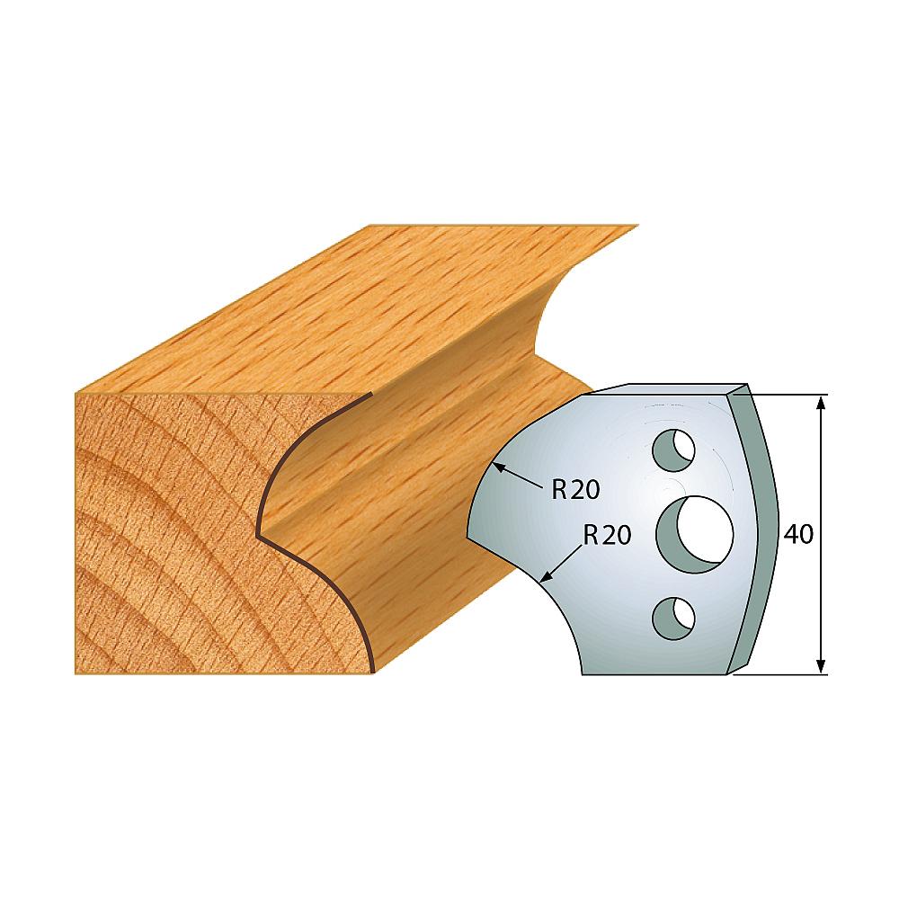 Profil 120 - Profilmesser-Paar 40×4 mm SP