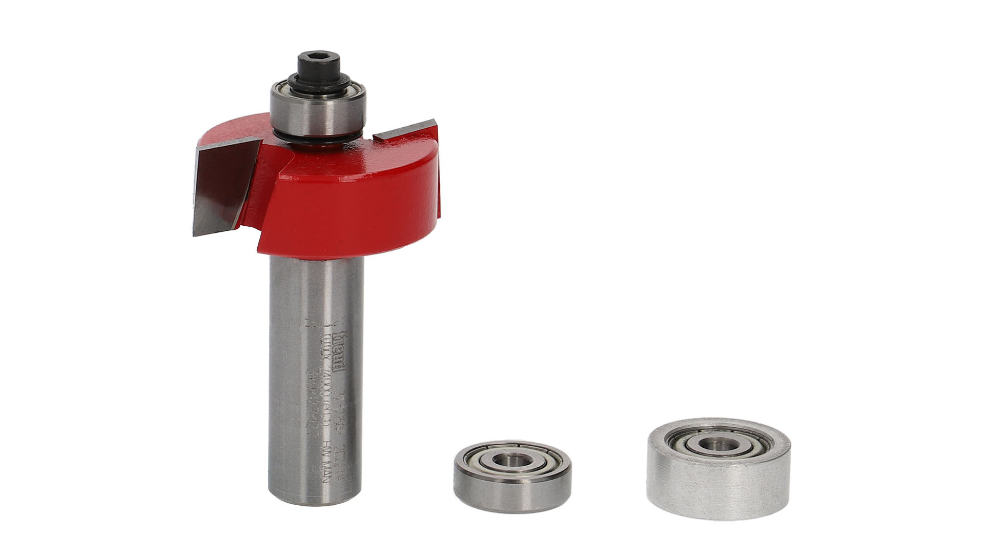 Falzfräser Set mit 3 Kugellagern | 12,7 mm Schaft | 12.7 x 9.53-12.7 mm