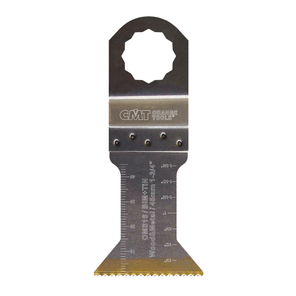 CMT Langlebiger Tauch- und Bündigschnitt BIMTiN, im Holz und Metall - 45 mm, für Fein, Festool