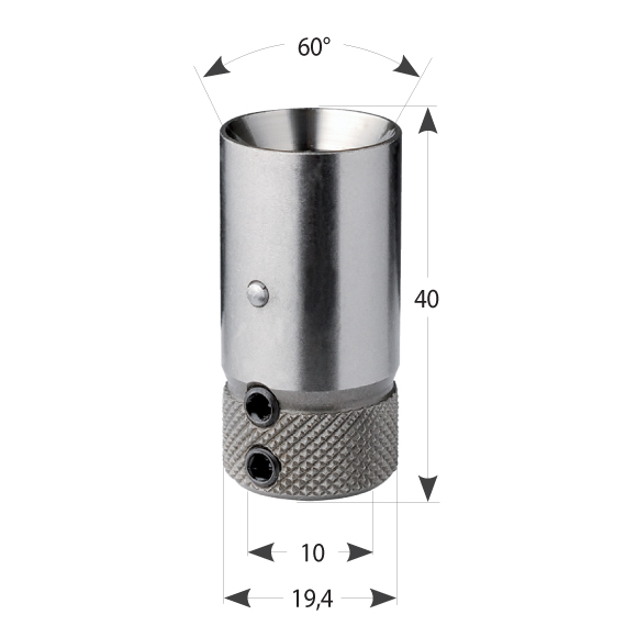 Schnellspanner 360 Maggi, Masterwood, Griggio für Bohrer S10, D19,4x40 60° P-L
