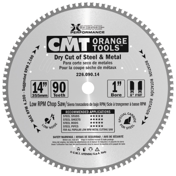 CMT INDUSTRIAL Sägeblatt für Stahl