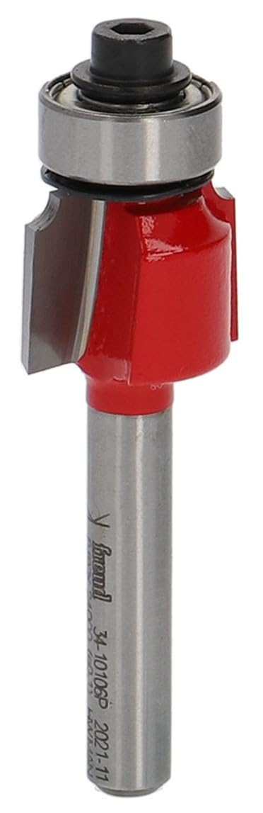 Freud F03FR02766  (34-10106P) - Abrundfräser 2 mm Radius, 6 mm Schaft, Anlaufring Stahl