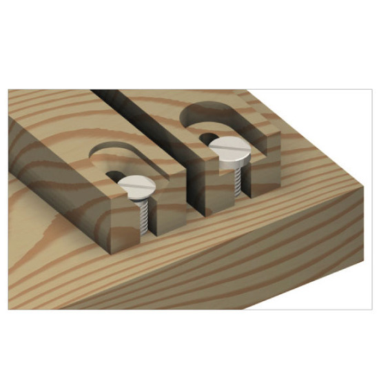 CMT C913 Schraubenschlitzfräser für Senkkopfschrauben - D11,1x20,6 d4,36x12,7 S=8mm HW