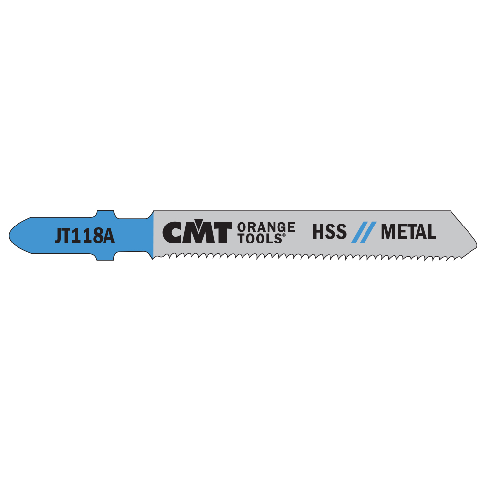 CMT Stichsägeblatt HSS Metal 118 A - L76 I50 TS1,2 (Set 5 St.)
