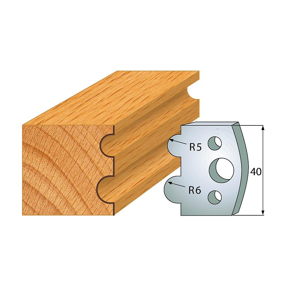 Profil 030 - Profilmesser-Paar 40×4 mm SP