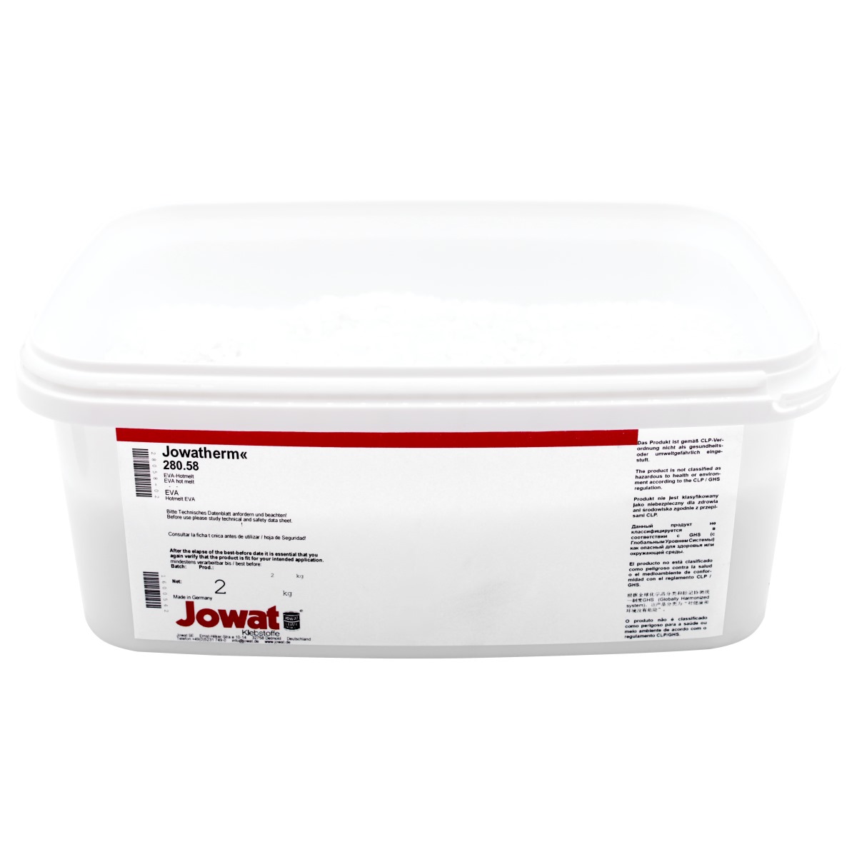 Jowatherm 280.58 EVA Kantenschmelzkleber - Wei&szlig; 3 kg