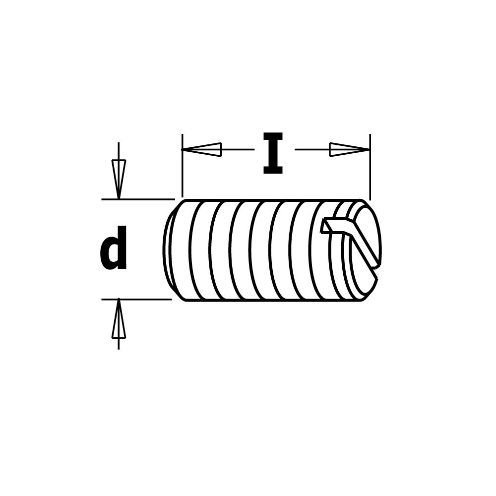Schraube STIC - M5x10 CMT