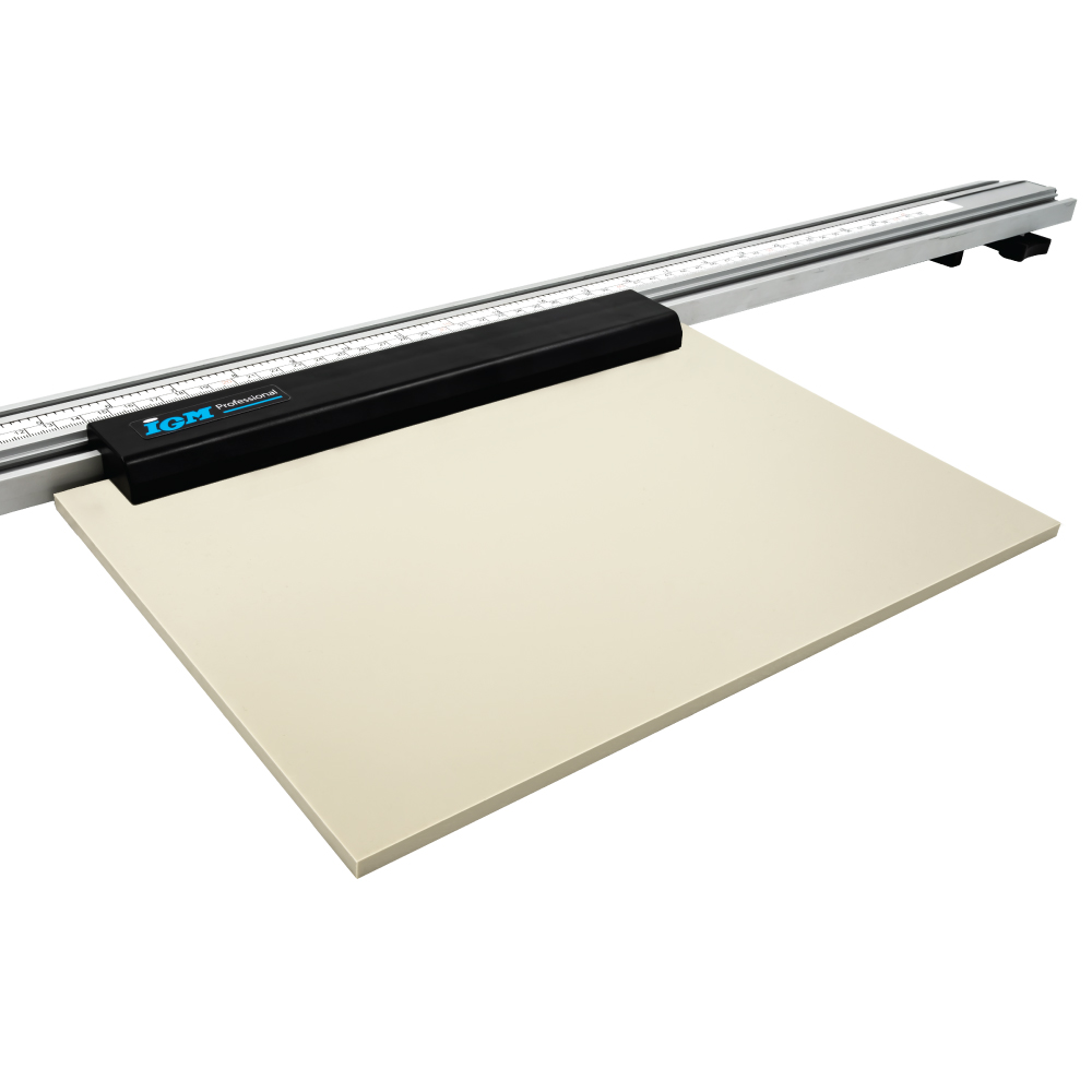 IGM Universal-Führungsbasis für Klemmschiene mit Messskala
