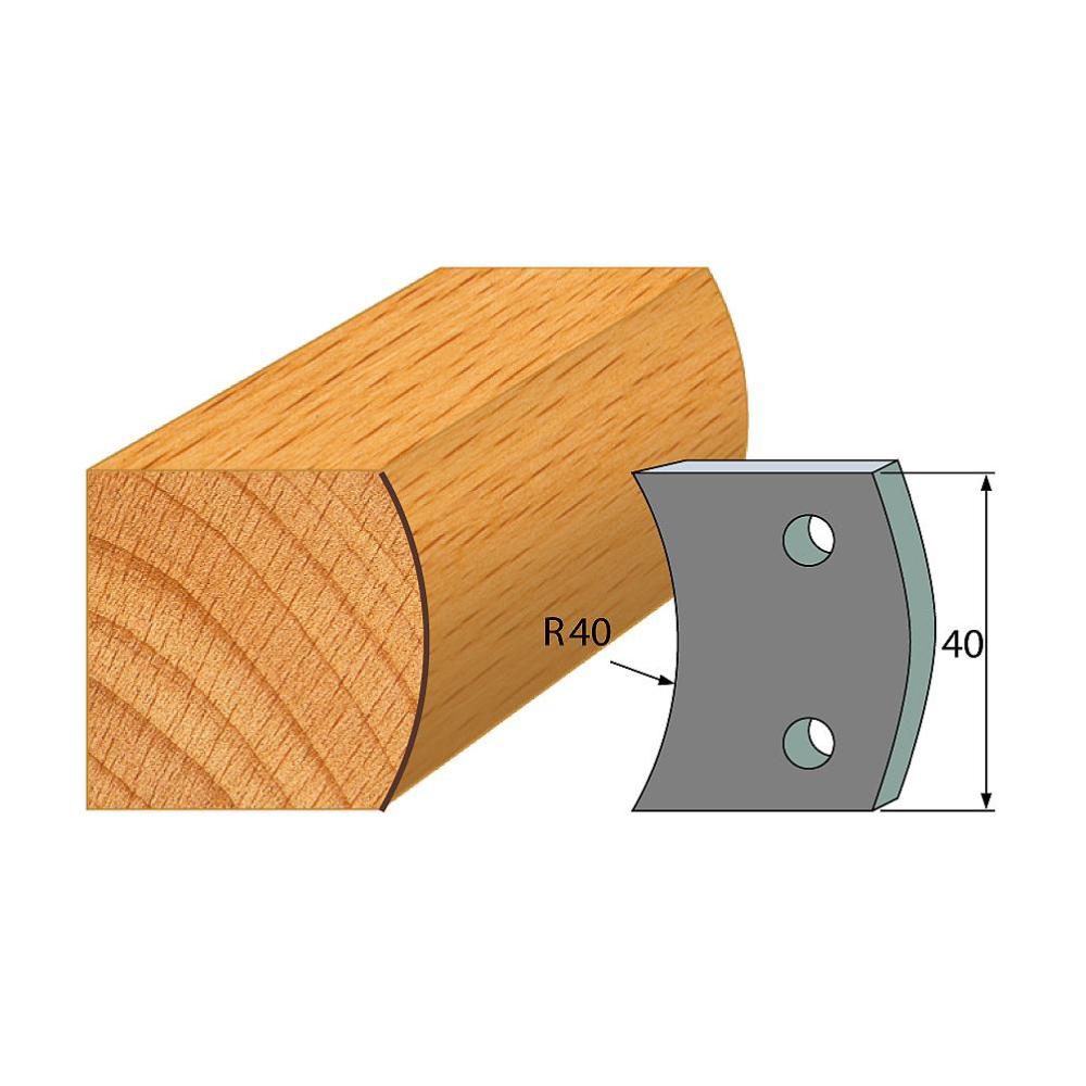 Profil 008 - Abweiser-Paar 40×4 mm SP