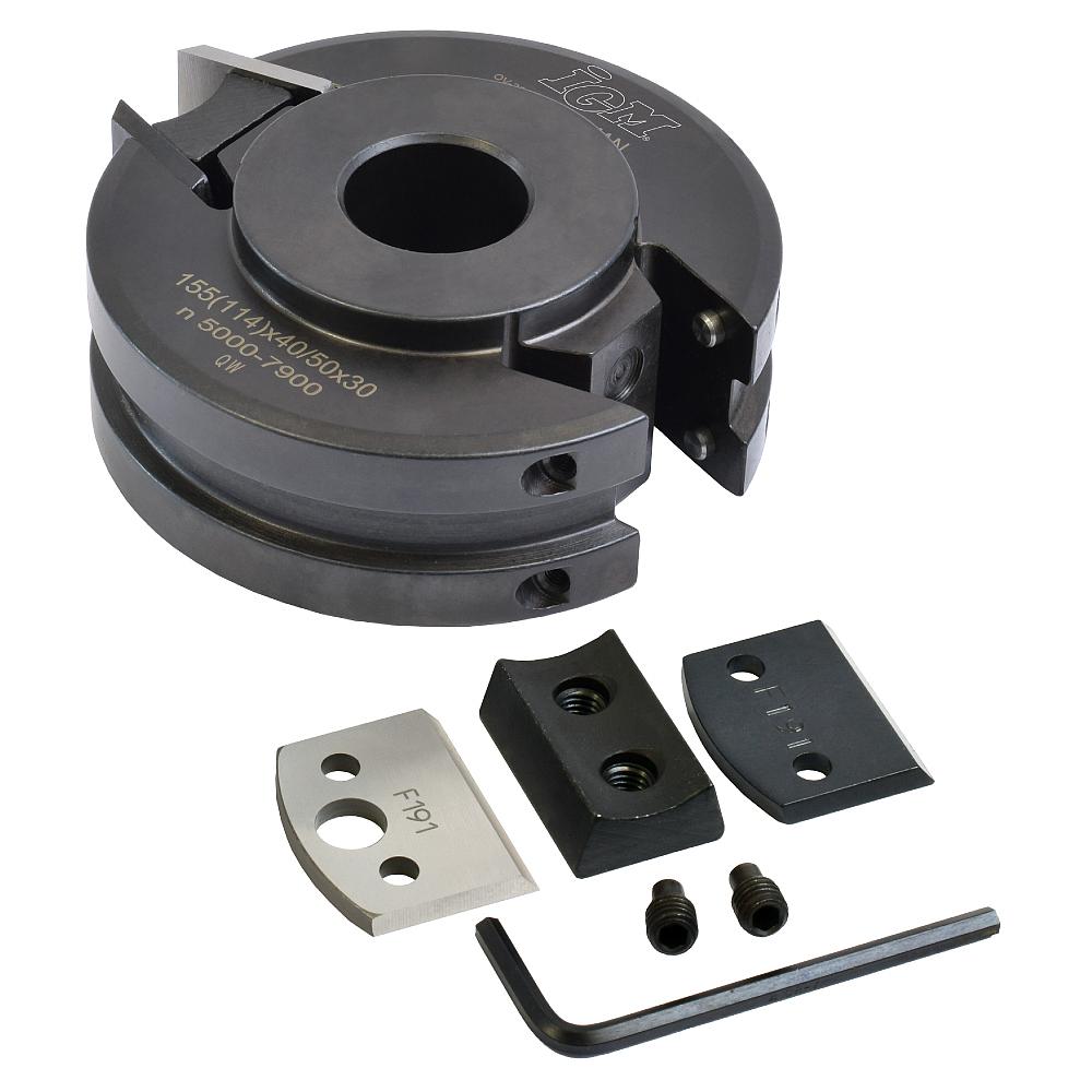 Universal-Set für Möbeltüre 7-teilig MAN - D120x40-50 d30 STAHL