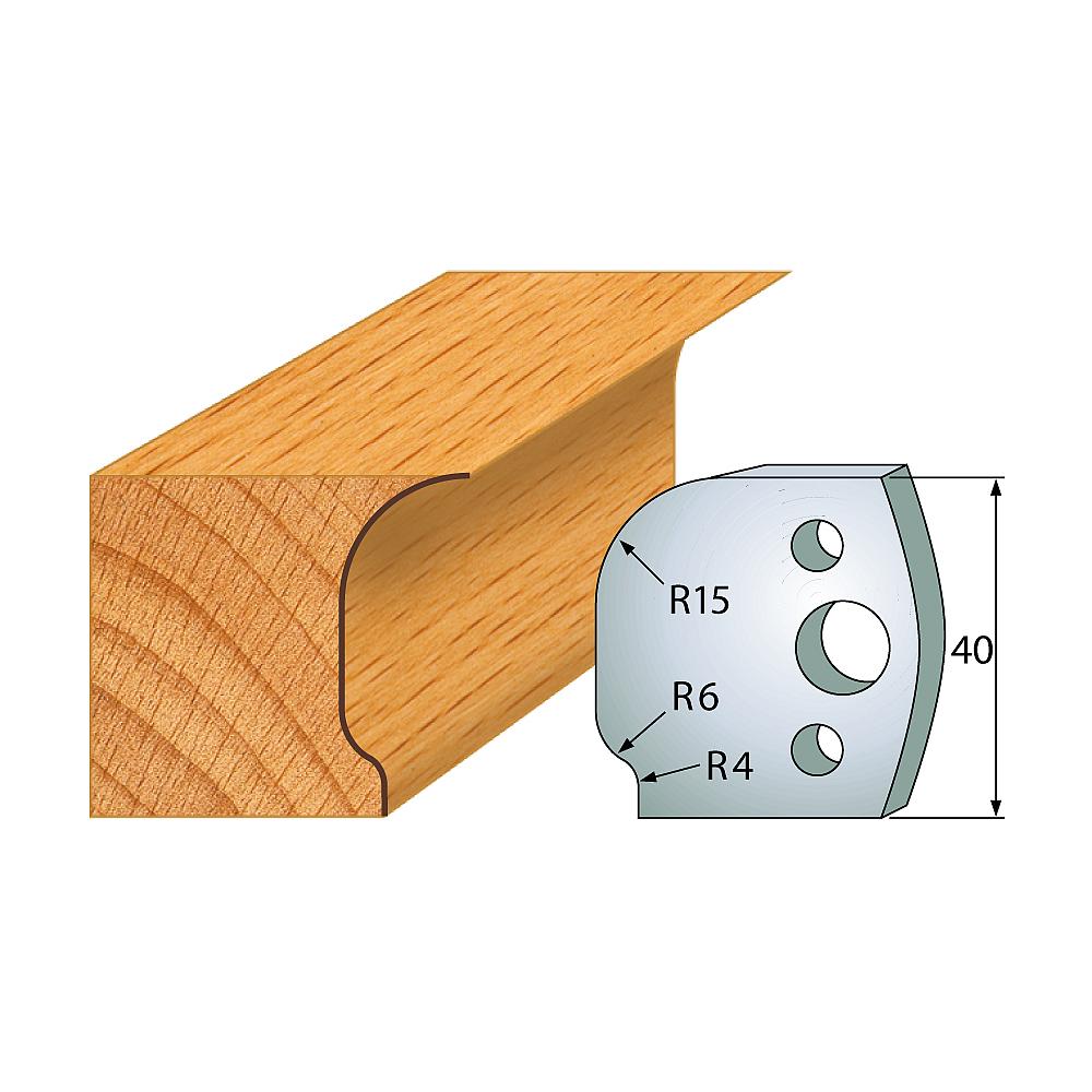 Profil 047 - Profilmesser-Paar 40×4 mm SP