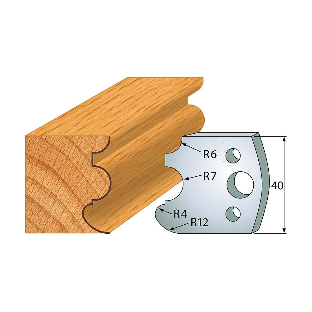 Profil 088 - Profilmesser-Paar 40×4 mm SP