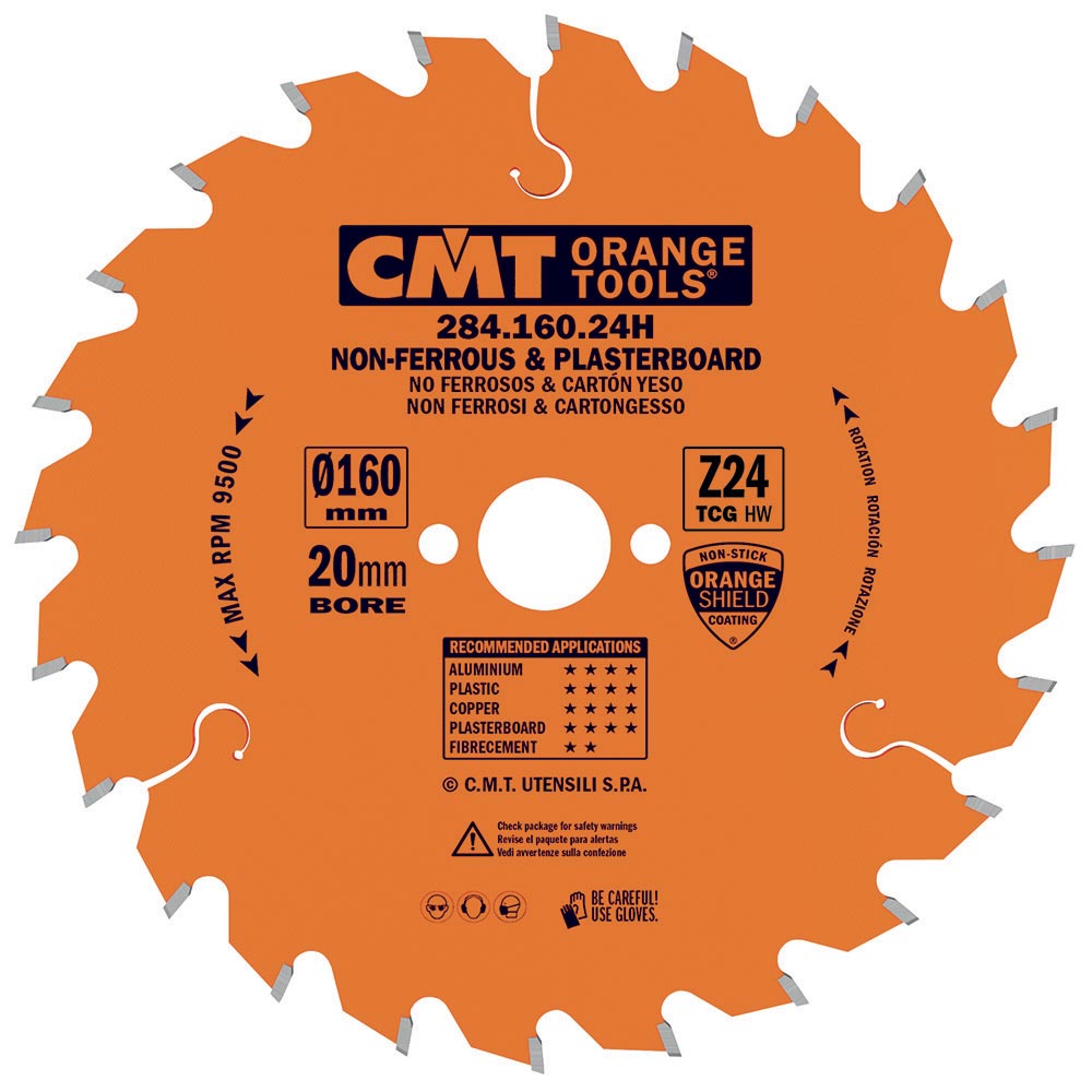 CMT Orange Kreissägeblatt für Aluminium, NE-Metalle, Kunststoffe