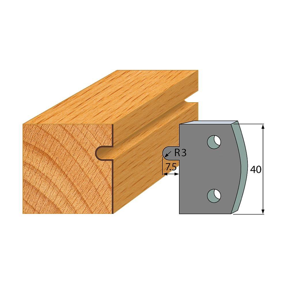 Profil 010 - Abweiser-Paar 40×4 mm SP