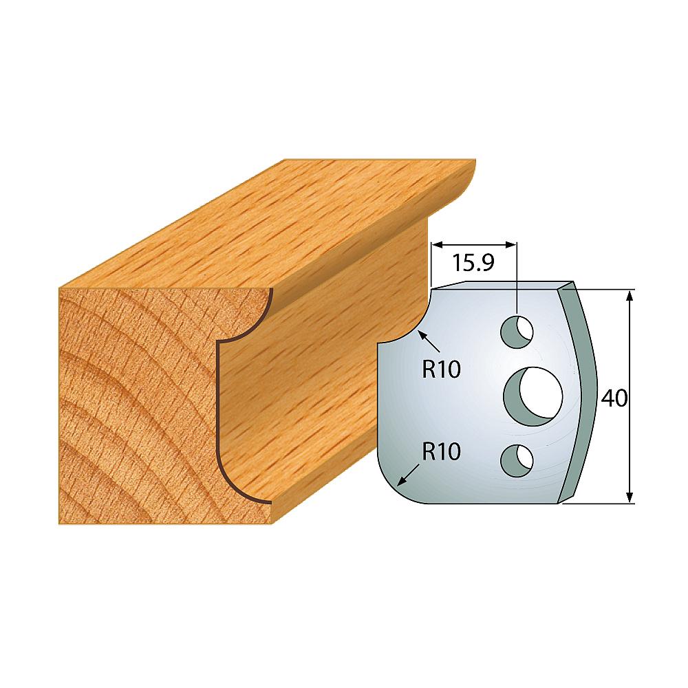 Profil 175 - Profilmesser-Paar 40×4 mm SP