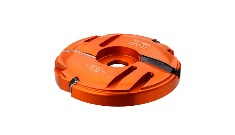 Abplattfräser mit Bohrung