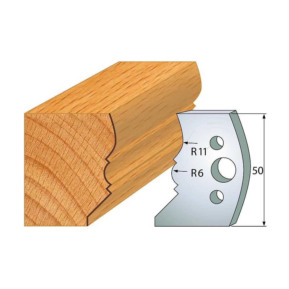 Profil 503 - Profilmesser-Paar 50×4 mm SP