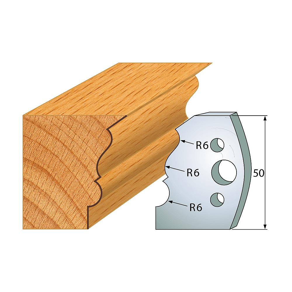 Profil 509 - Profilmesser-Paar 50×4 mm SP