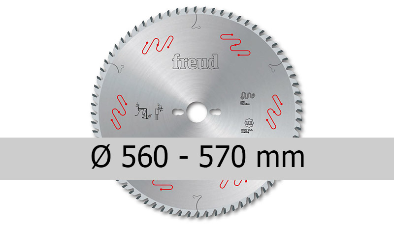 Kreiss&auml;geblatt &Oslash; 560-570 mm