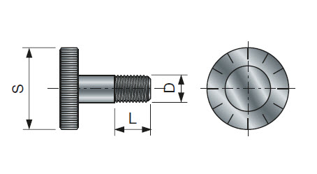 Einstellschraube für Verleimmesserköpfe