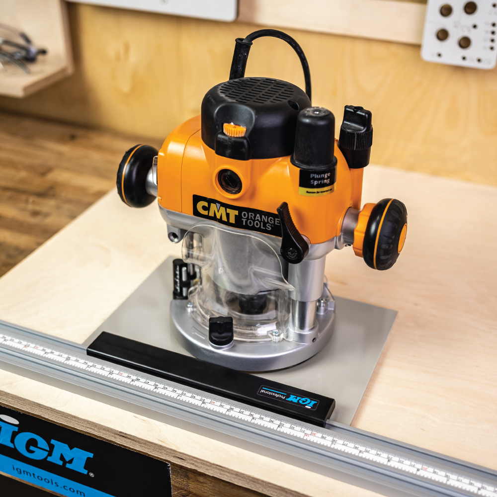 IGM Universal-Führungsbasis für Klemmschiene mit Messskala