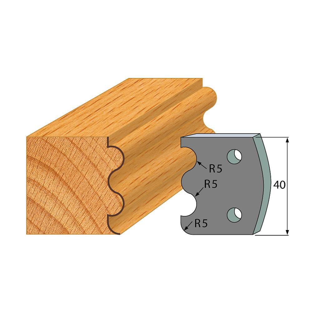 Profil 006 - Abweiser-Paar 40×4 mm SP