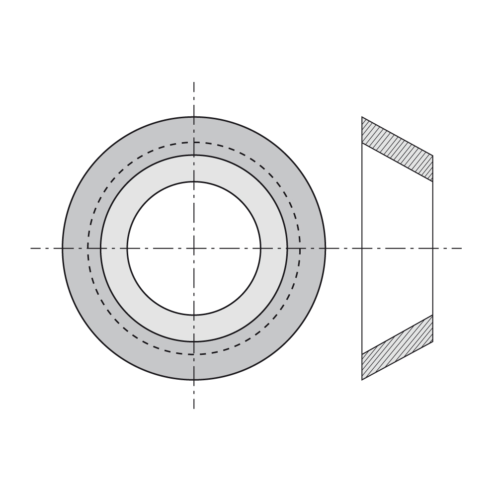IGM RSS-CB  rundes Messer - D12 HW