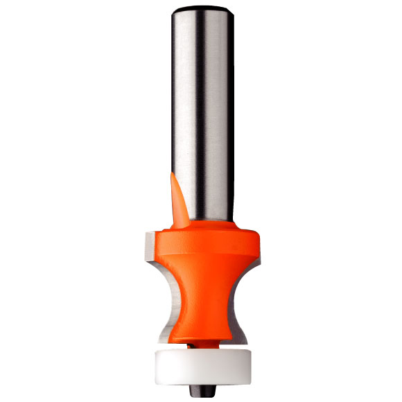 CMT C980 Tropfkantenfräser für Mineralwerkstoffe - D25,4 I22,2 R8 B15,87 S=12