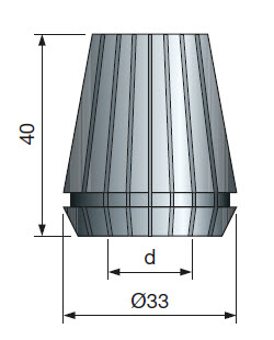 Freud MP06M--049-0000 - Präzisions-Spannzange, ER32