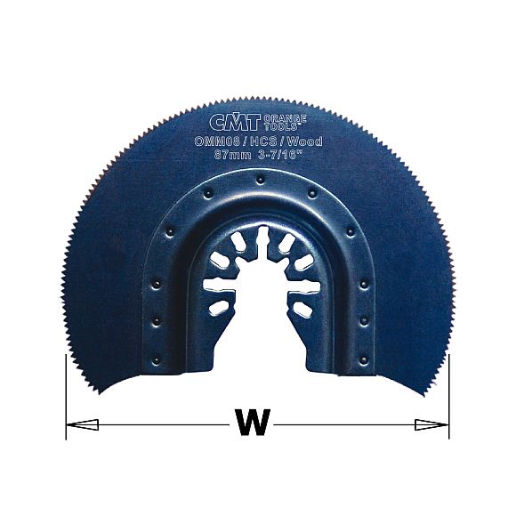 CMT Riff-Segmentsägeblatt aus Hartmetall HCS für Holz - 87 mm