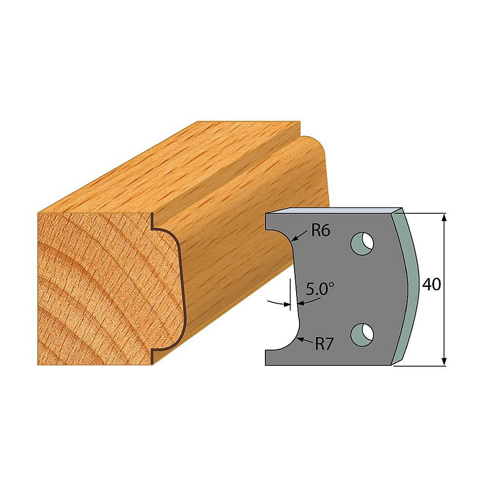 Profil 002 - Abweiser-Paar 40×4 mm SP