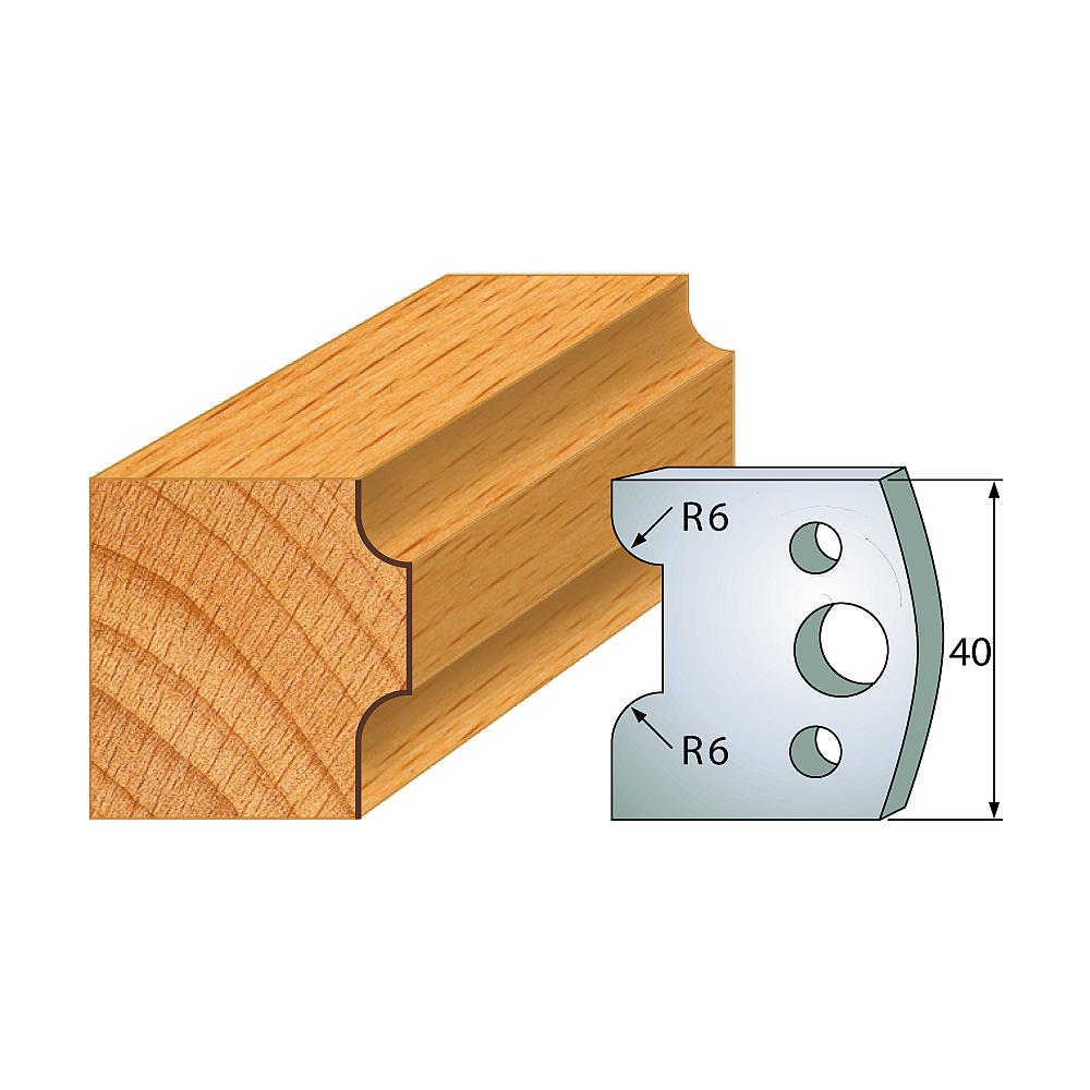 Profil 063 - Profilmesser-Paar 40×4 mm SP