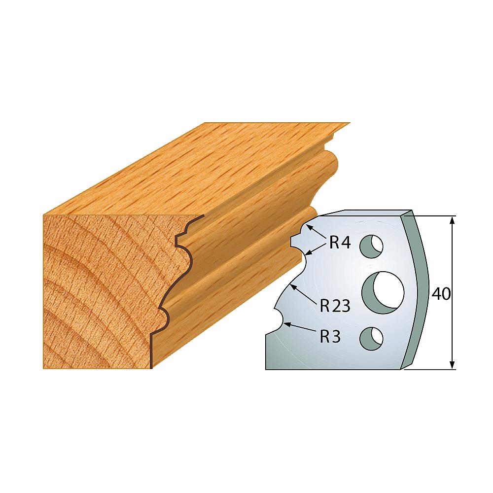 Profil 103 - Profilmesser-Paar 40×4 mm SP