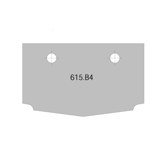 Profilmesser B4 HWM für Fräserkörper C615